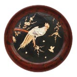 19 Century  English Decorative Plate With Real Shells