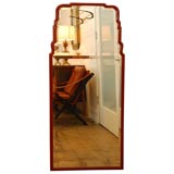 Chinoiserie Mirror - Red