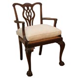 George II Style Mahogany Armchair