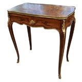 A Louis XV Style Ormolu-Mounted Veneered Writing Table