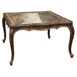 Antique Chinoiserie Coffee Table with Eglomise Top