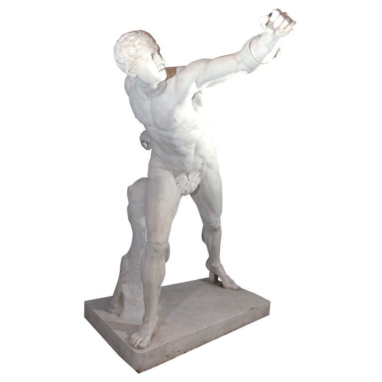 Borghese Gladiator by Randolph John Rogers (1825-1892)