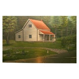 Large House Portrait of a Cabin