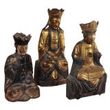 Antique Carved Wood Figures