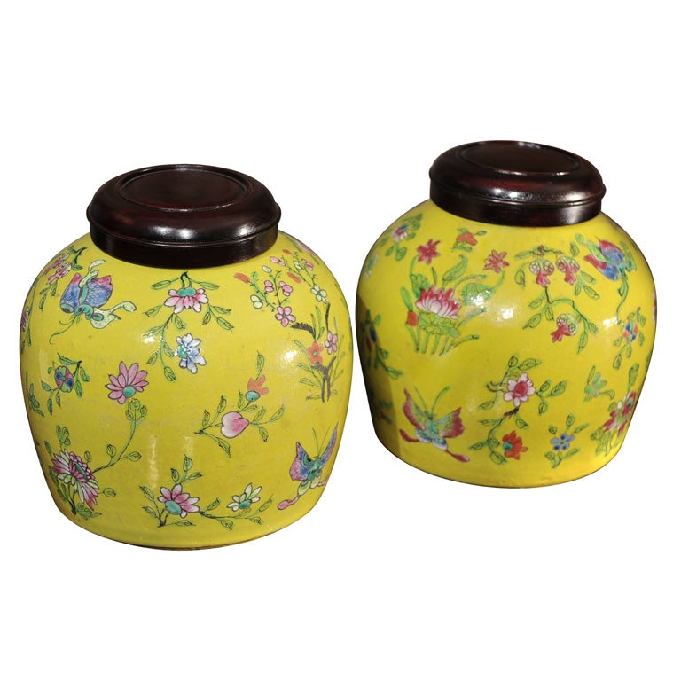 Pair Ginger Jars