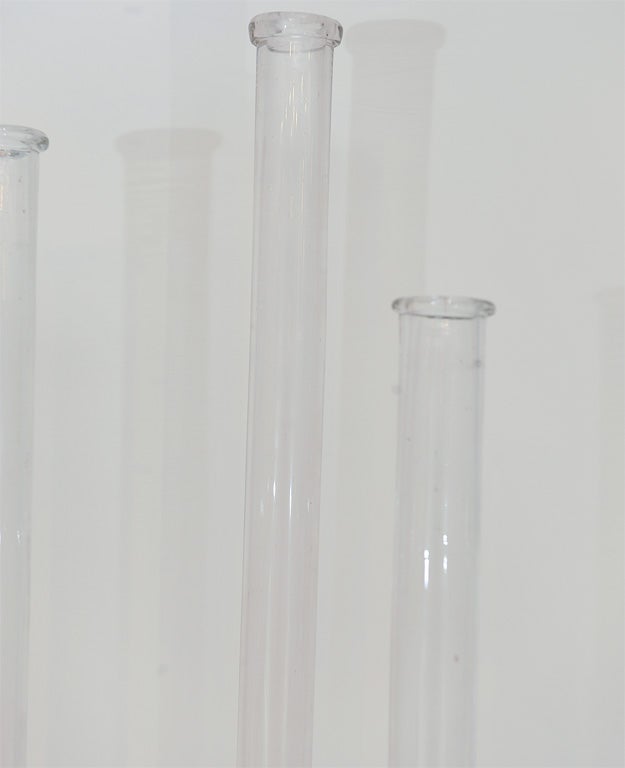 20th Century Set of Three Glass Vases