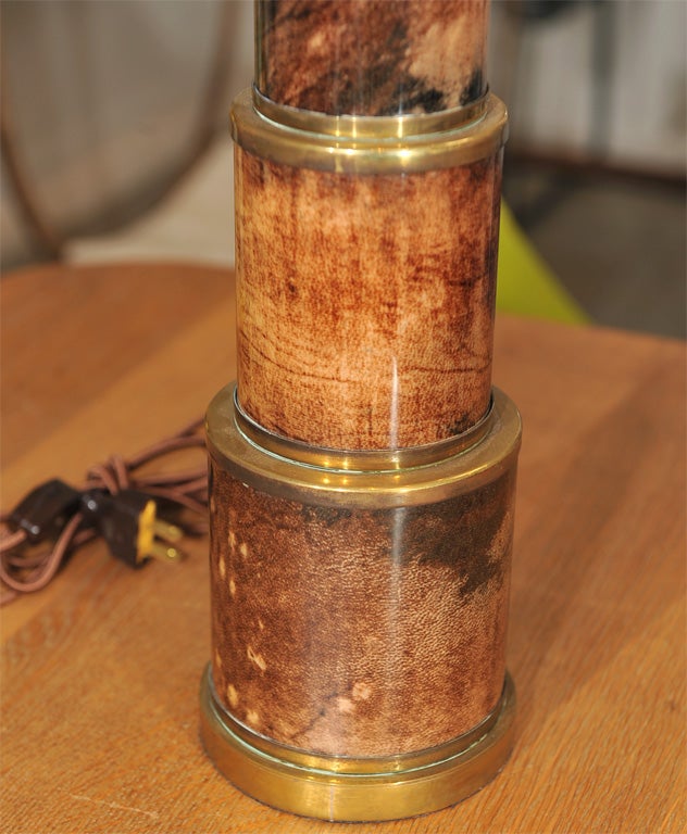 Belgian Parchment Telescope Lamp