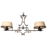 Antique Turn of the Century "Bamboo" Chandelier