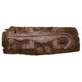 FRESHLY COUGHT FISH - AFRICAN  SCULPTURE  FRAGMENT