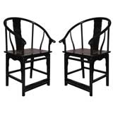 PR..ELEGANT MING STYLE TEAK WOOD CHAIRS classical simplicity