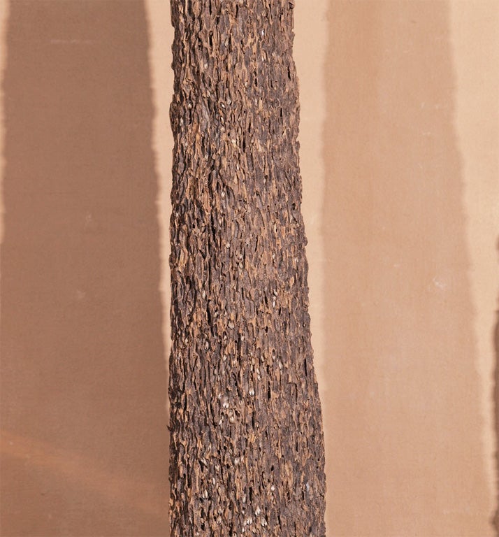 20th Century Mussel Pole Salvaged Wood Sculpture