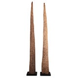 Mussel Pole Salvaged Wood Sculpture