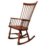 Antique English Windsor rocker/nursing chair.