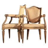 Pair of 18th Century Italian Chairs