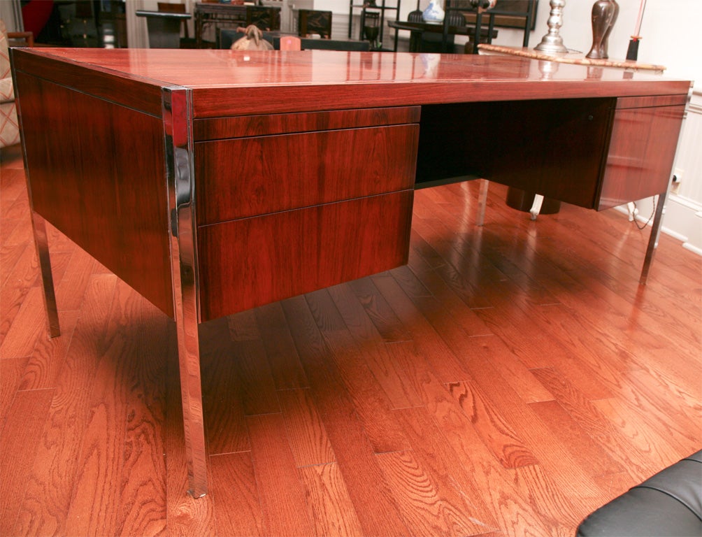 Knoll Walnut Desk
