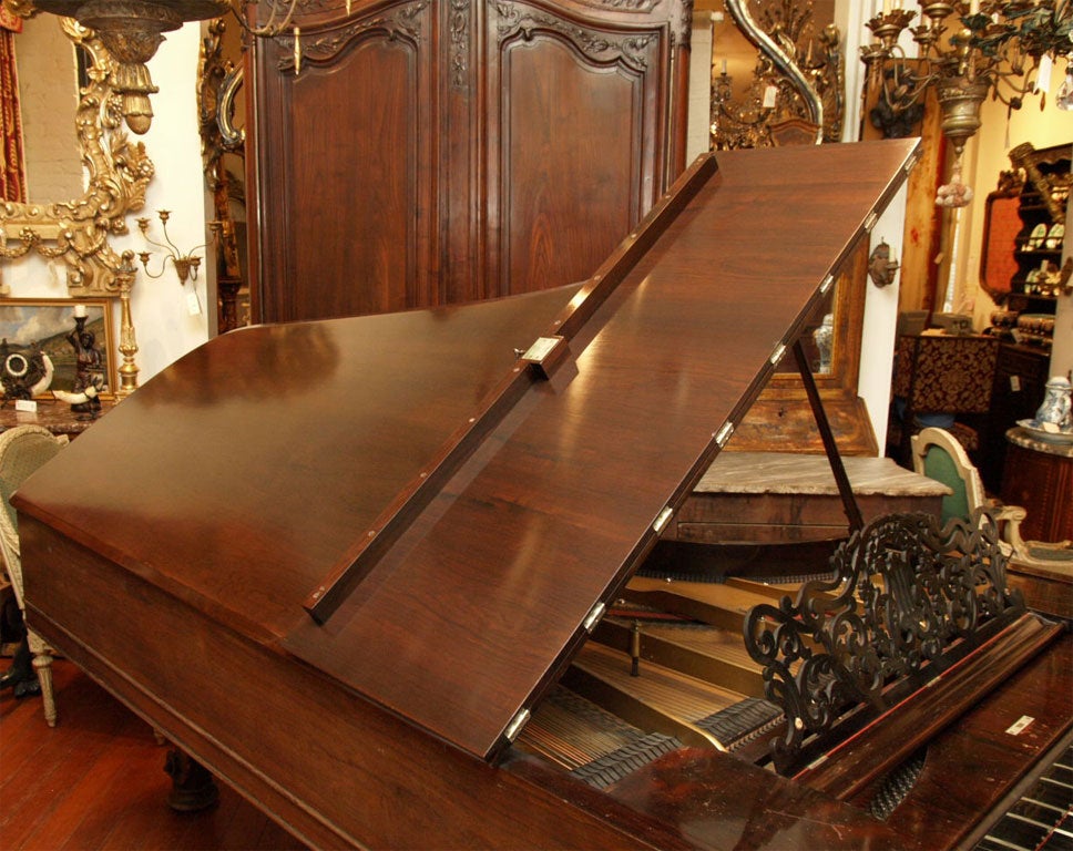 American 19TH C STEINWAY ROSEWOOD GRAND PIANO