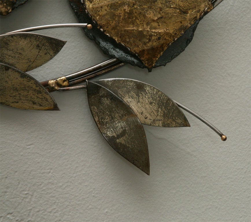 Mid-20th Century Charming Owl Wall Sculpture by Curtis Jere