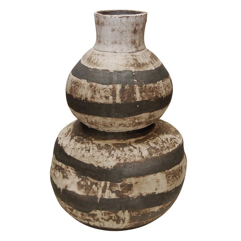 "Hisago", Glazed Stoneware Vase by Shizue Imai