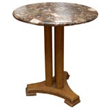 Marble & Venetian Painted Pedestal