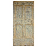 19th Century Italian Polychrome Door