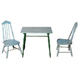Vintage Childs Table and Chairs