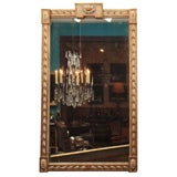 Antique Provencal Painted and Gilded Mirror