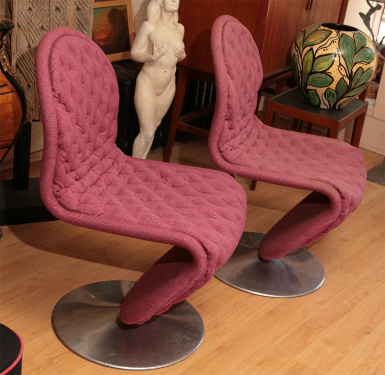 Danish Pair of Verner Panton Chairs