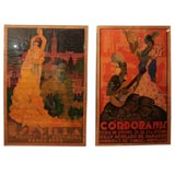 Vintage Pair of Large Spanish Posters