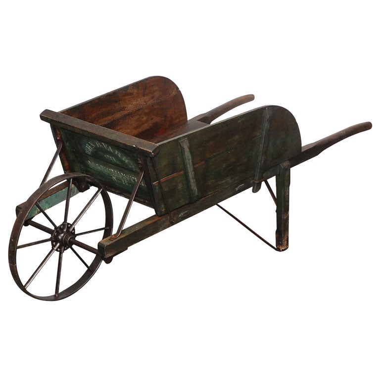 New England Painted Wheelbarrow For Sale at 1stdibs
