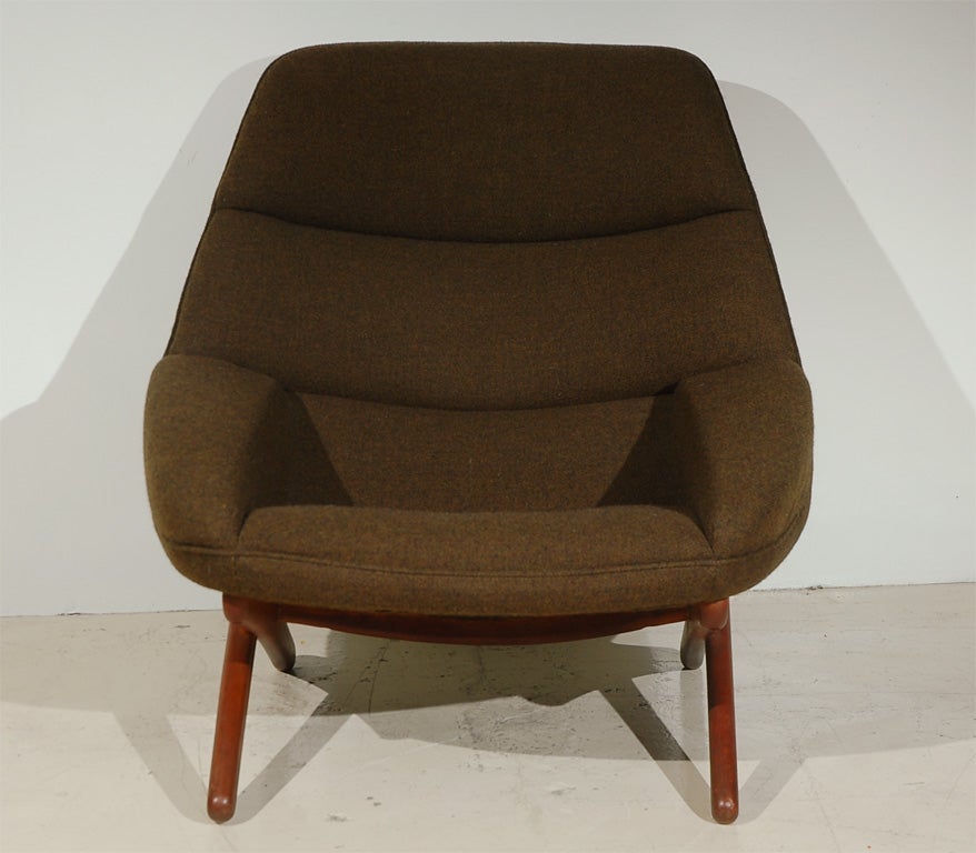 Mid-20th Century 1950's Dux Lounge Chair And Ottoman