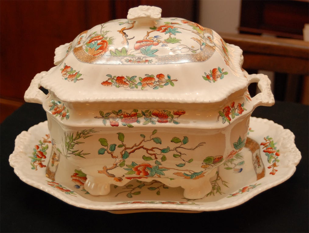 19th Century Copelands China by Spode In Excellent Condition In East Hampton, NY