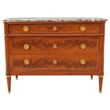 Mahogany Chest with Marble Top
