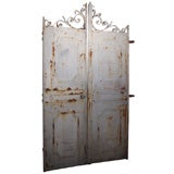 Antique 19th century iron doors