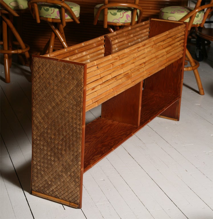 Vintage Bamboo Planter
