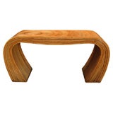UNUSUAL RATTAN CONSOLE