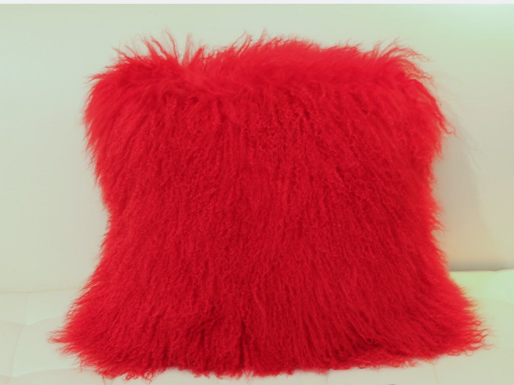 Mongolian Fur Pillow
