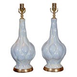 Pair of Pearlescent Lamps