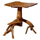 Unusual Tree Root Table in Olive Wood, 20th Century