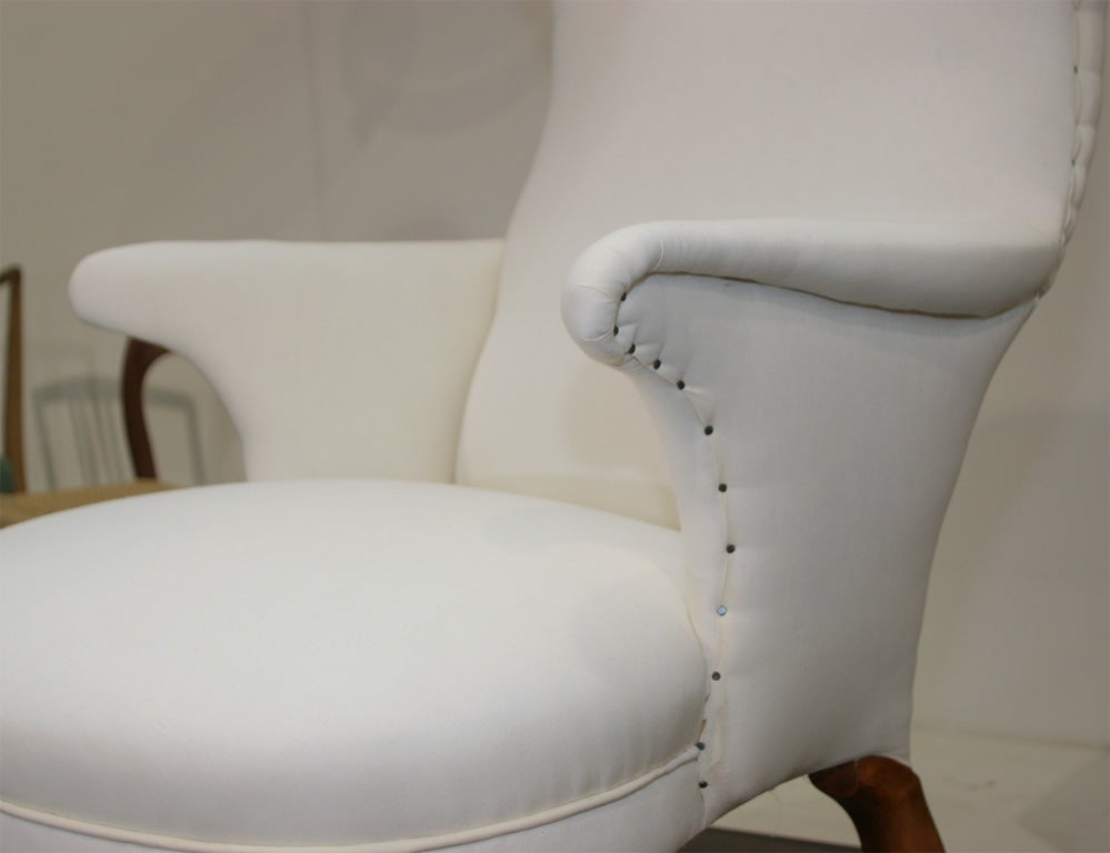 Wingback Chair by Frits Henningsen In Good Condition In New York, NY