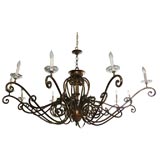 Antique Large Dutch Chandelier