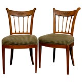 Set of Six 19th Century Continental Chairs