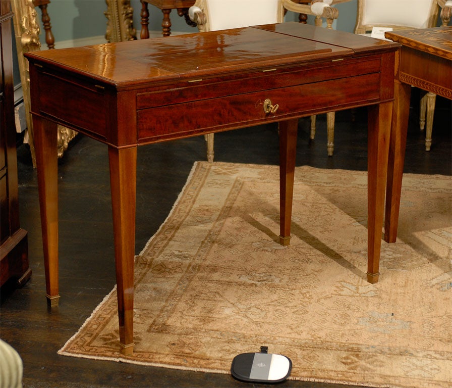 19th Century Architect Table in Mahogany