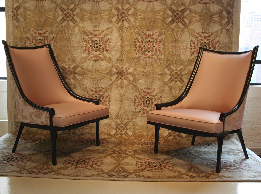 a pair of Gondole chairs