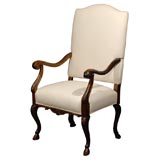 French Arm chair with hoof feet