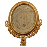 Antique FRENCH GILT BAROMETER