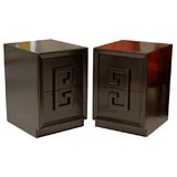 Pair of Geometric End Tables Pair of Geometric End Tables