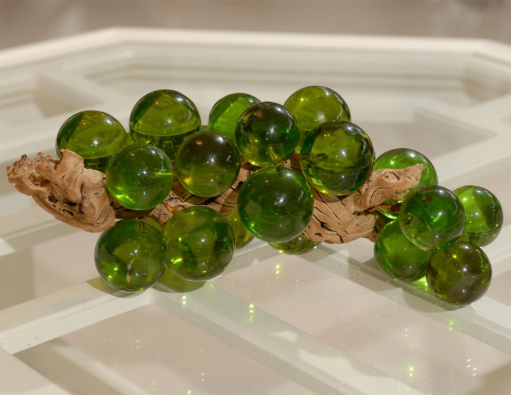 1970s glass grapes
