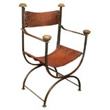 19th Century French Savonarola Chair