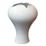 Porcelain Vase with Modernist Organic Design