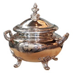 Dazzling Gebruder Friedlander Sterling Silver Etruscan Soup Tureen 9